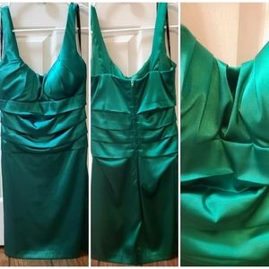 Size 3/4 Satin Dress in Excellent Condition